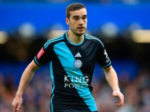 Harry Winks during the Emirates FA Cup Quarter Final between Chelsea FC and Leicester City at Stamford Bridge